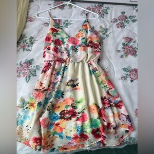 Final Touch Floral Knee length dress